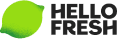 Text Hello Fresh next to green lime